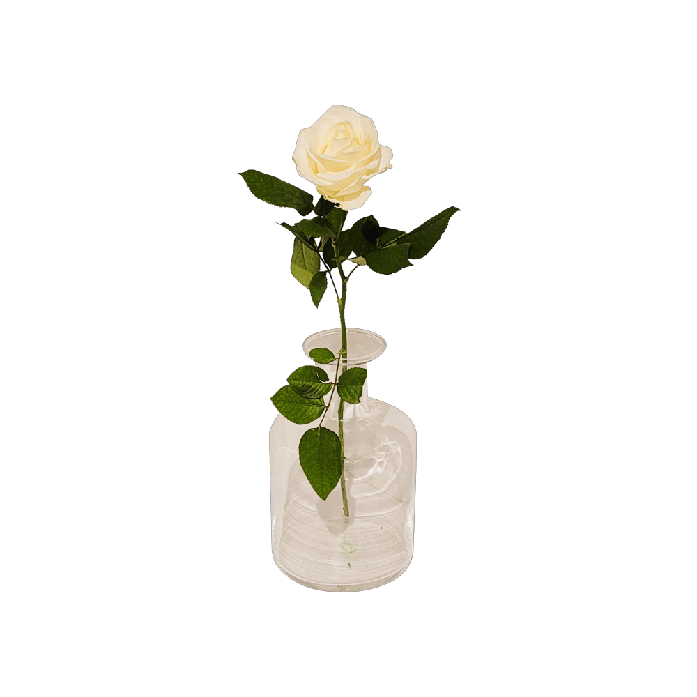 witte roos - boeket witte rozen - bloemstuk rozen- nederlandse rozen - boeket liefde - door florali creations