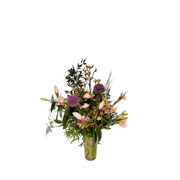 zakelijk bloemen bestellen op rekening - boeket veldbloemen - Boeket pastel - bloemen delftgauw - bloemen den Hoorn -bloemen delft- door florali creations