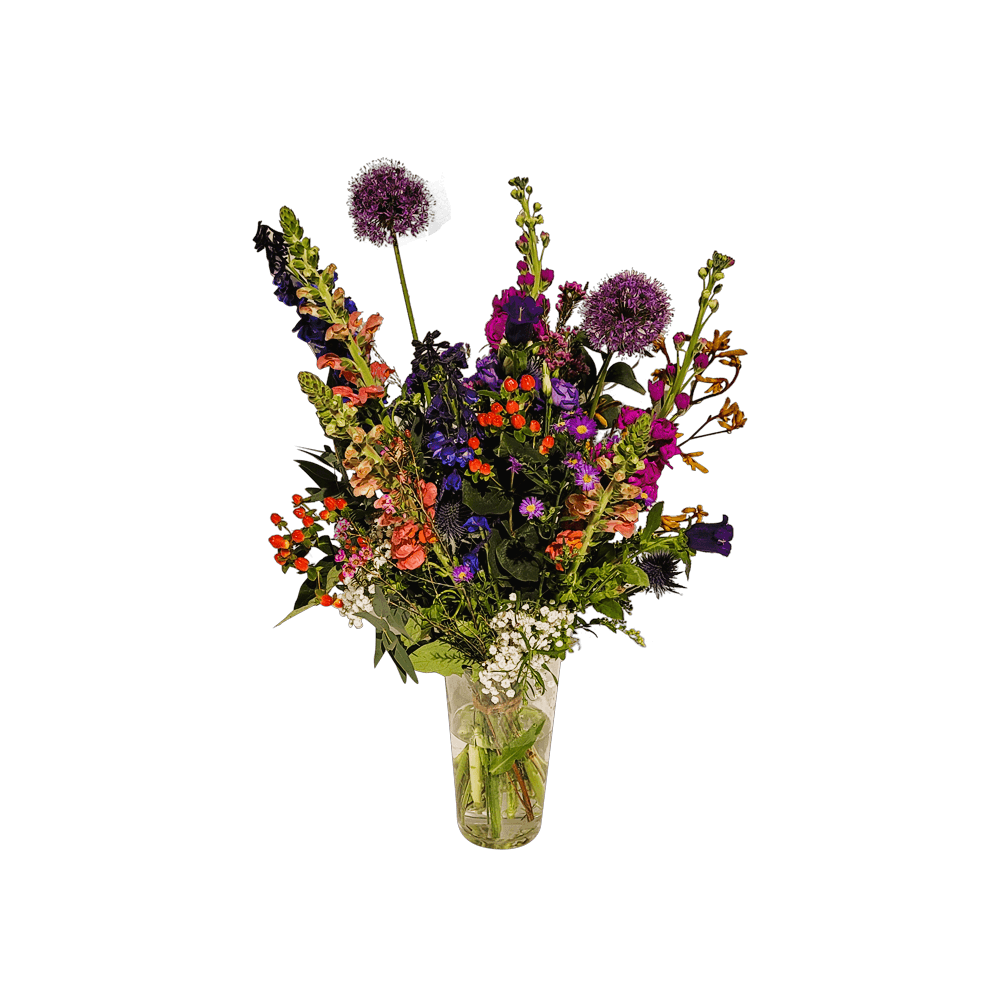 Boeket veld - zakelijk bloemen bestellen op rekening - boeket veldbloemen- natuur boeket - Boeket roze - bloemen delftgauw - bloemen den Hoorn -bloemen delft- door florali creations