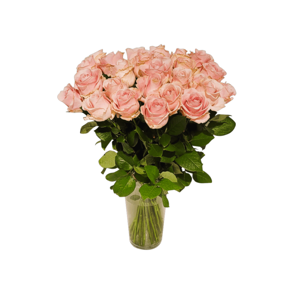 boeket rozen - boeket roze rozen - bloemstuk rozen- nederlandse rozen - boeket liefde - door florali creations