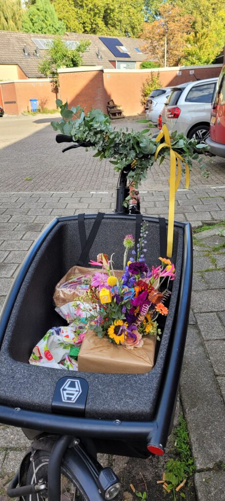 Bruidsbloemen - bruidsbloemen fiets - door florali creations
