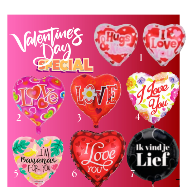 Heliumballon ( ALLEEN voor Valentijn)