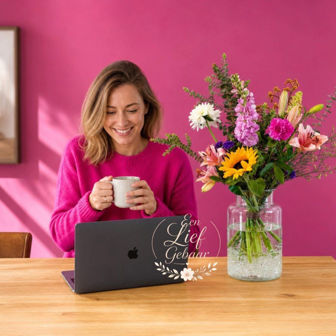 Klein gebaar - Plukboeket Bont Gekleurd – Vol Leven & Kleur - Florali Creations - Delfgauw