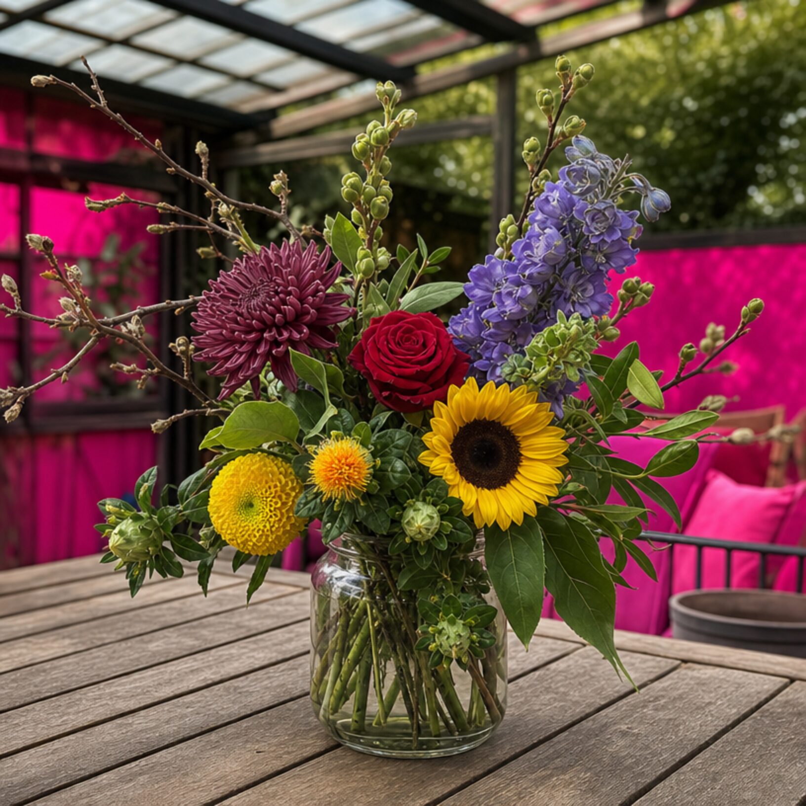 Sterk en Stoer - stoer boeket - Sfeer afbeelding - Florali Creations - Delfgauw