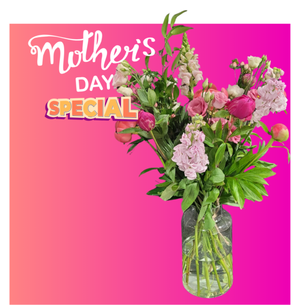 peonifull mix - pioenroos boeket - florali creations moederdag special