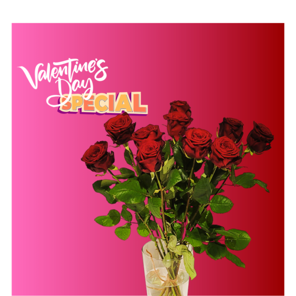 Valentijnsboeket - rode rozen - Nederland