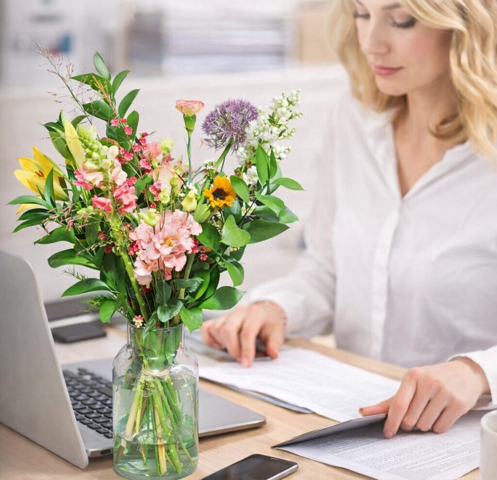 Bedankt voor alles boeket - Secetaresse dag - voor je duizendpoot - Florali Creations - Delfgauw